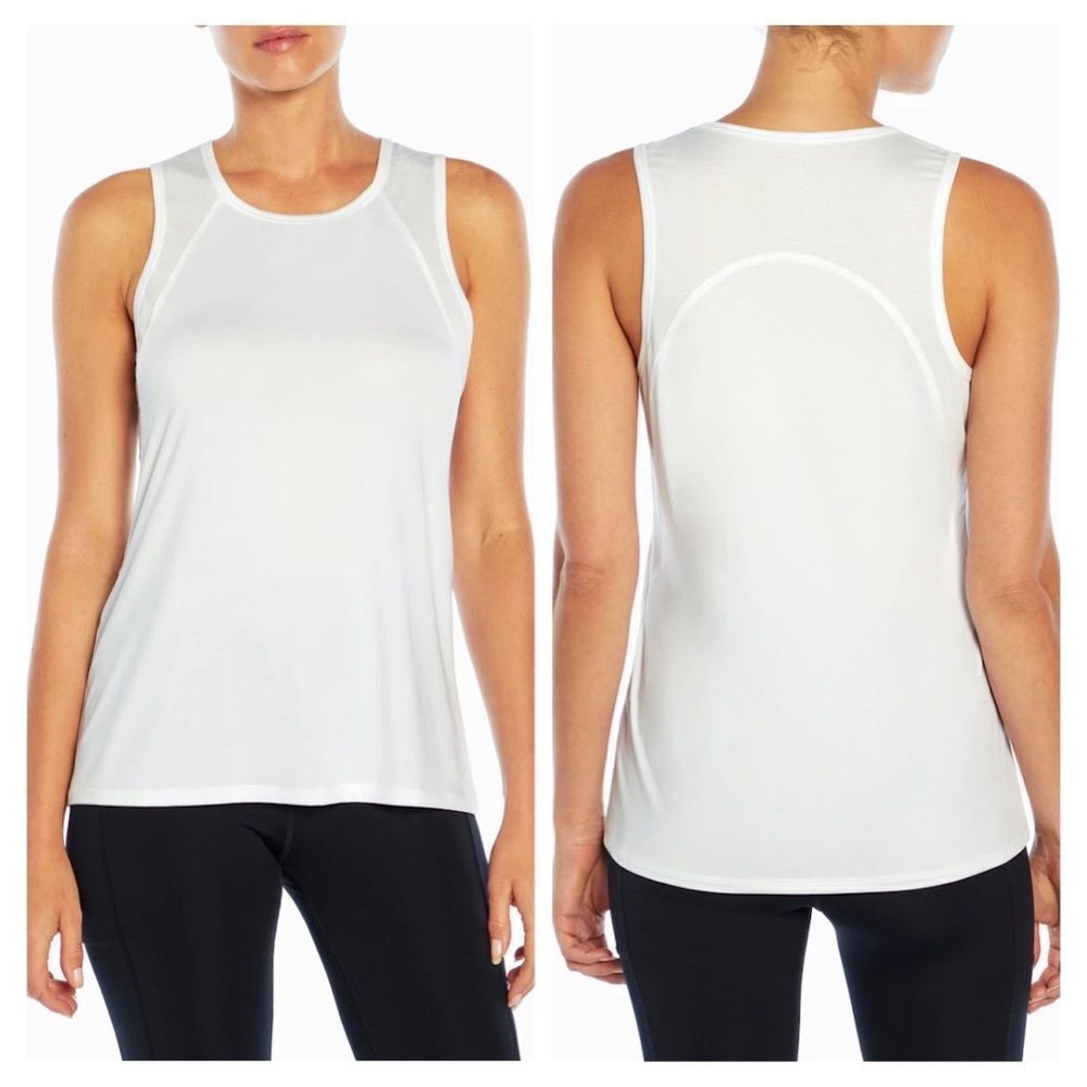 Marika Women’s White Loli Tank Top Size Large